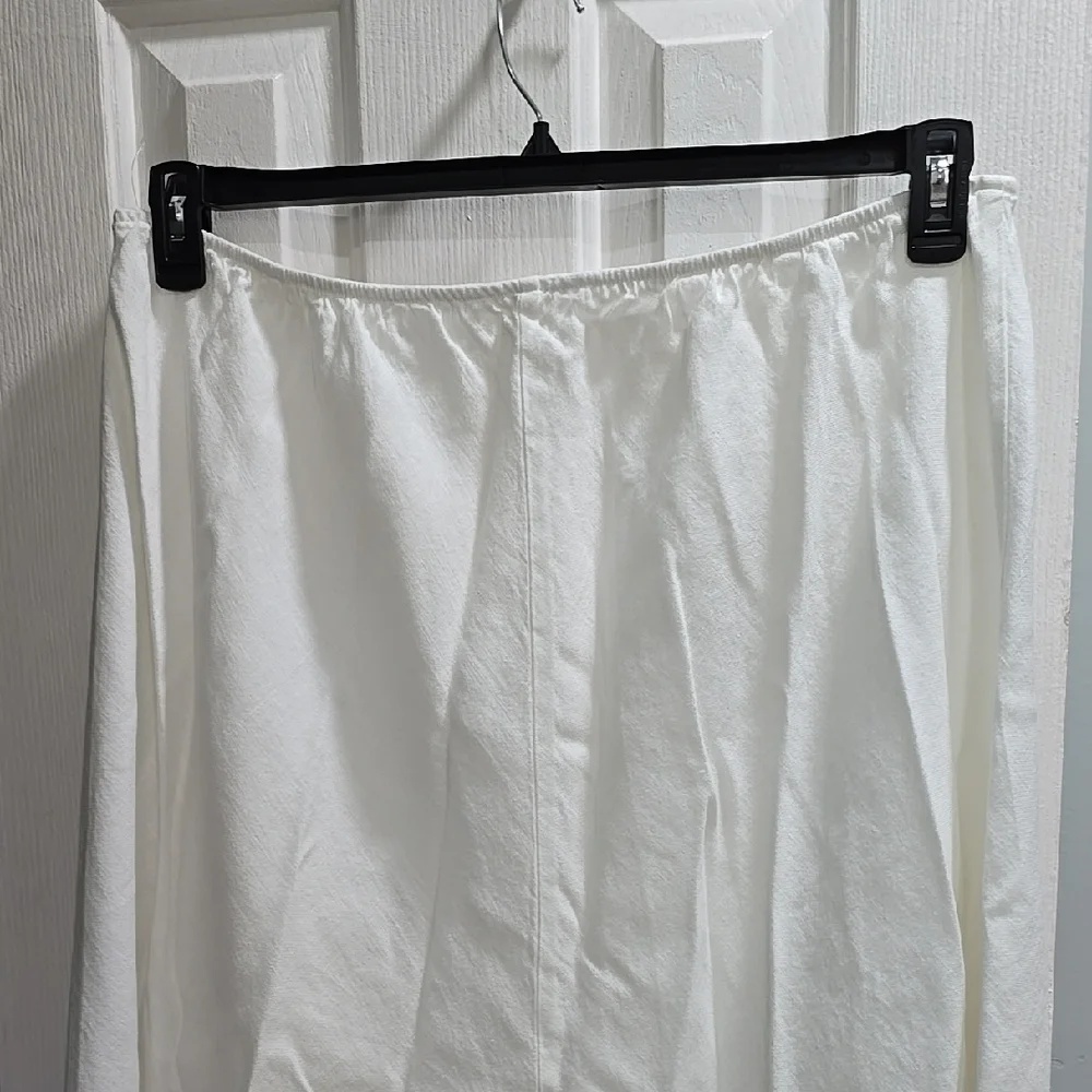 Eileen Fisher White Linen Skirt Size 2X - Picture 11 of 14